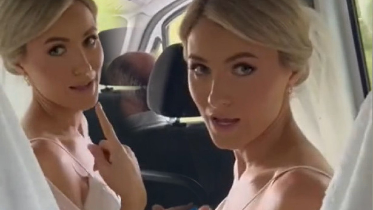 ХИТ ВИДЕО: Како је млада смиривала живце пред венчање