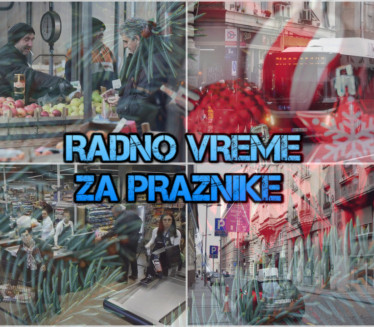 Radno vreme supermarketa i pijaca za Badnji dan i Božić