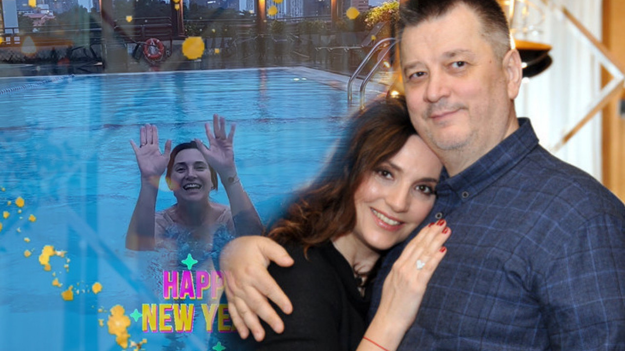 Milša sa mužem NG dočekala u bazenu (VIDEO)