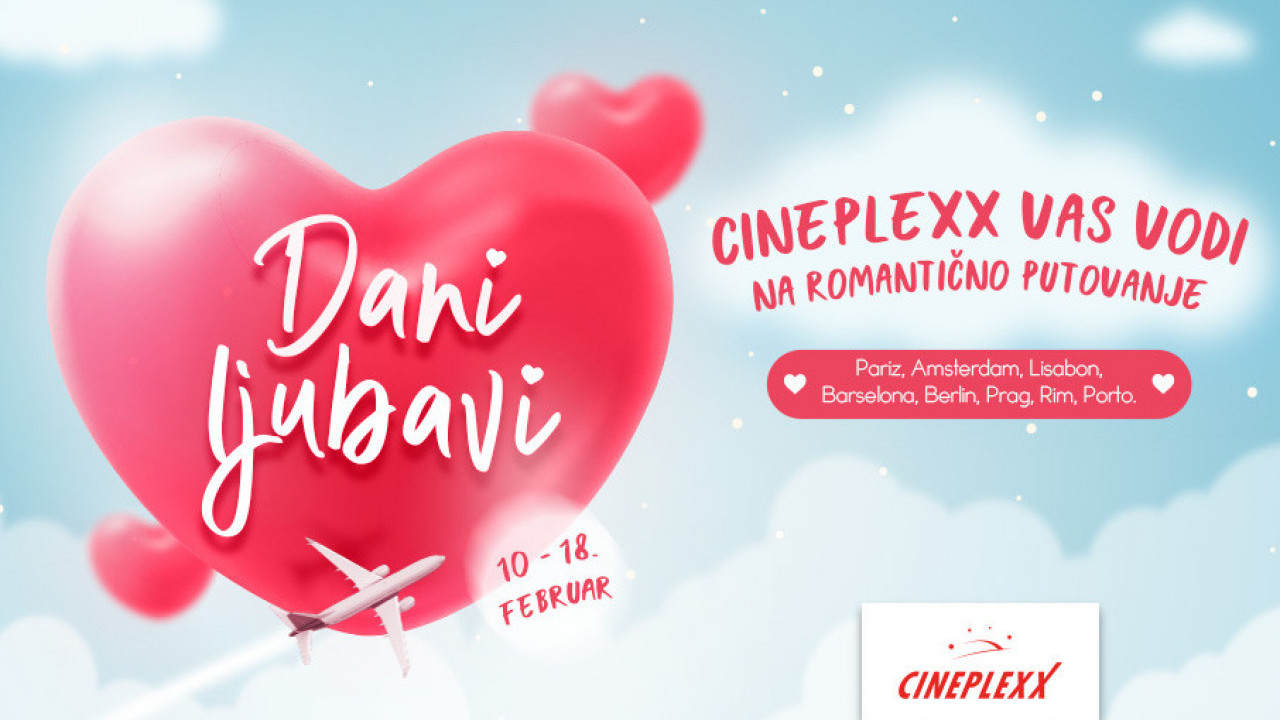 CINEPLEXX POKLANJA PUTOVANJA U ROMANTIČNIJE GRADOVE EVROPE