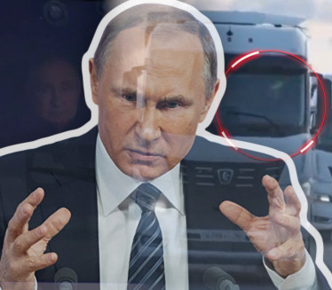 ИДЕ ГАС Путин возио камион, стао на пумпу: "Имате новца?"