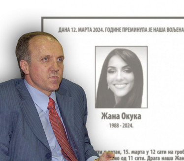 ČITULJA PORODICE: Dragan Okuka se oprostio od ćerke (36)