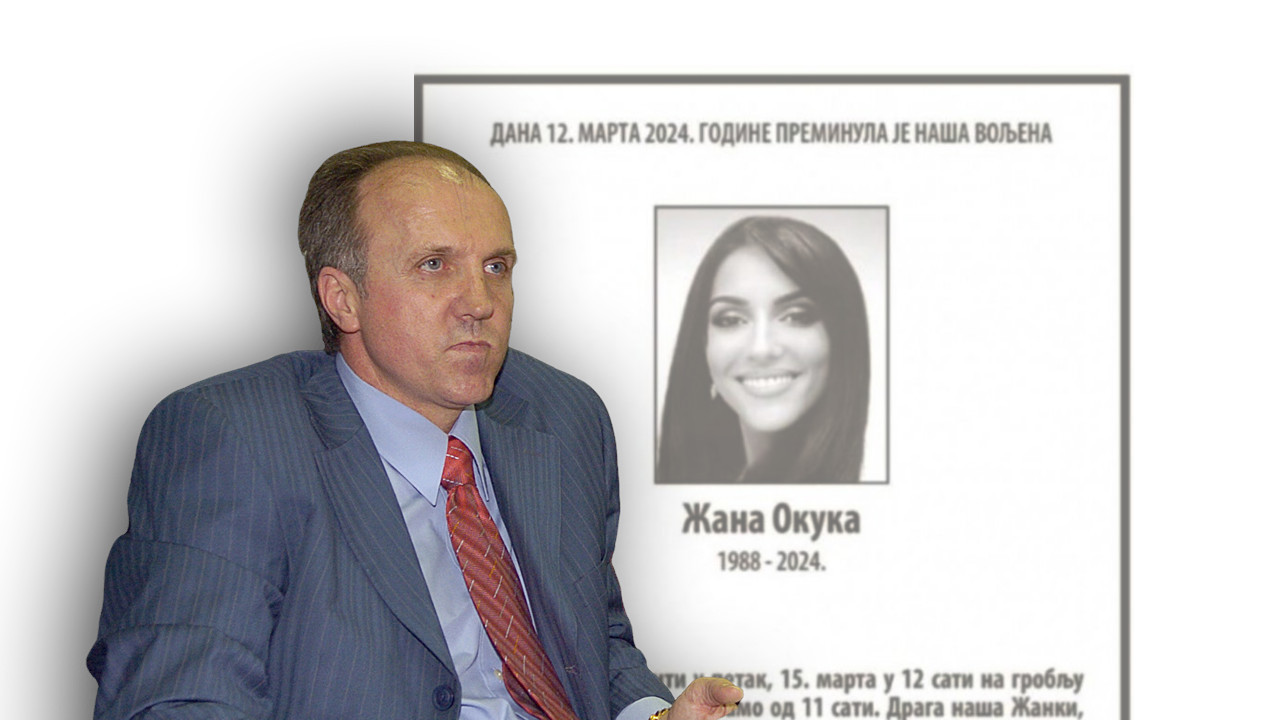 ČITULJA PORODICE: Dragan Okuka se oprostio od ćerke (36)