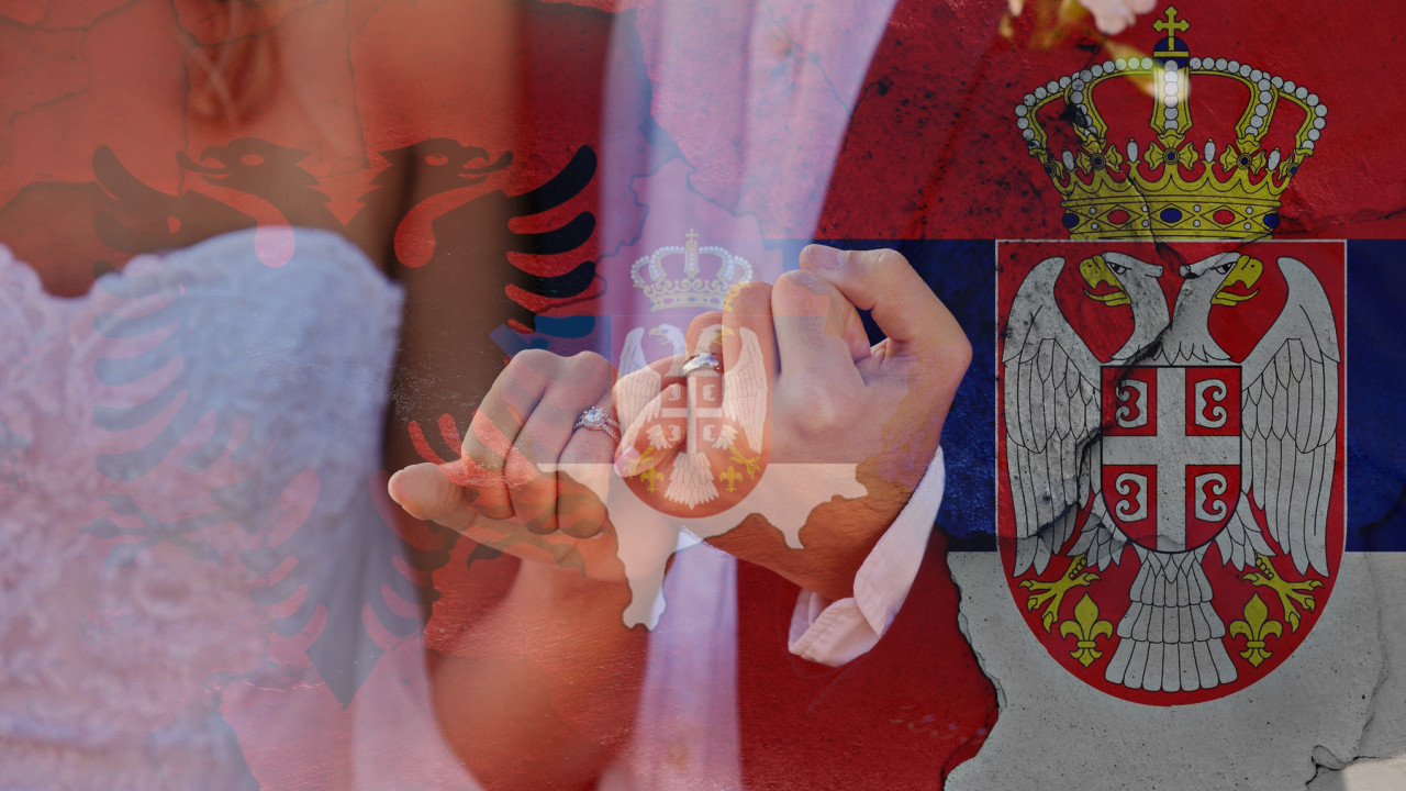 ДА ТИ РАЂАМ ДЕЦУ НА ТВОМ КОСОВУ: Албанка се удала за Србина