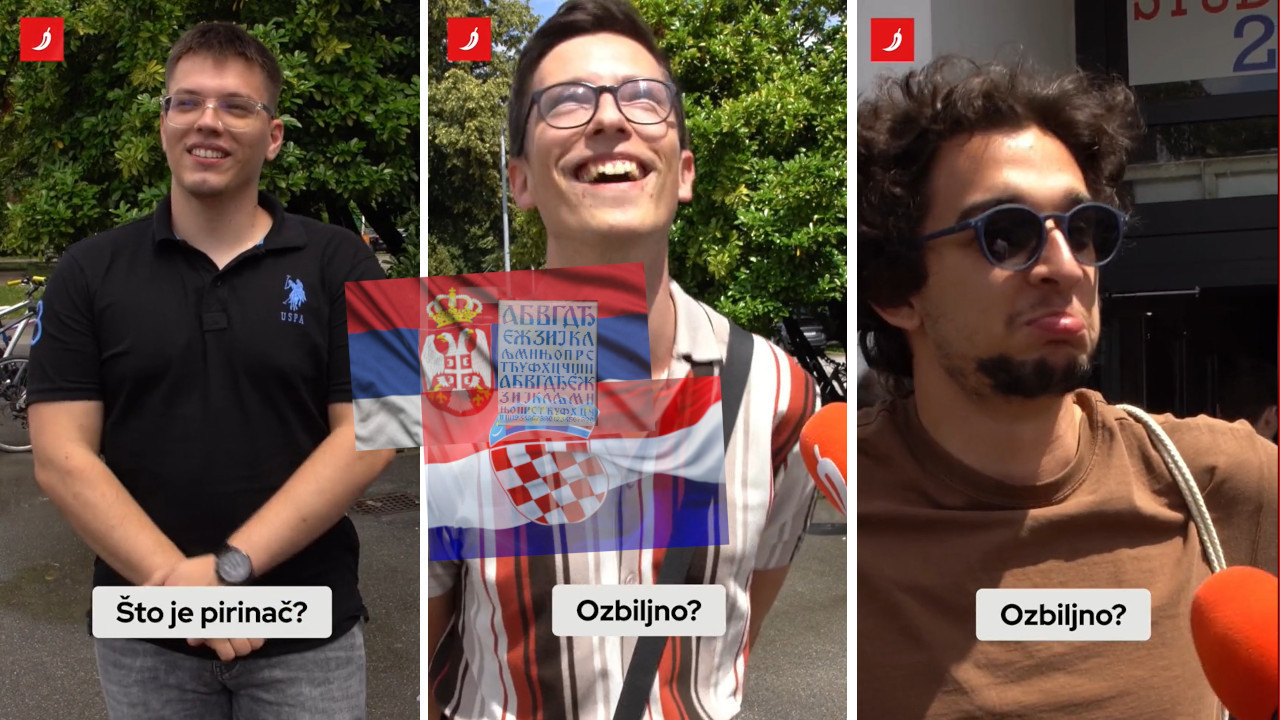 ПЛАКАЋЕТЕ ОД СМЕХА: Питали Хрвате да ли знају српске речи