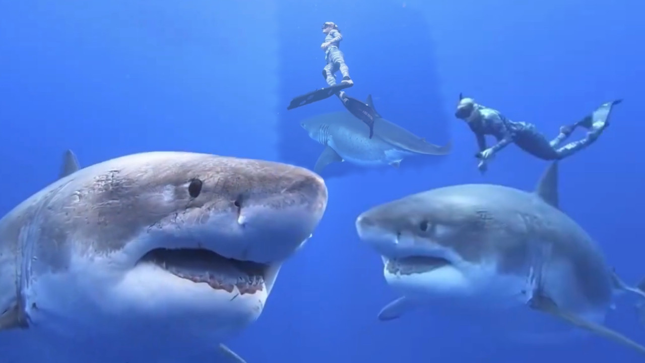 DUGAČKA PREKO 6m: Kamera snimila ogromnog morskog predatora