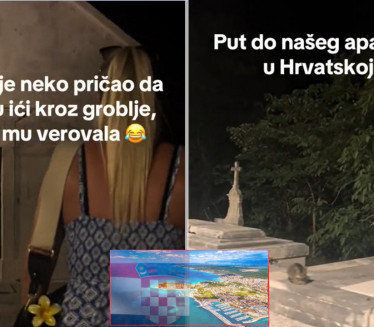 Otišla u HRV na more, da ode u apartman - MORA KROZ GROBLJE