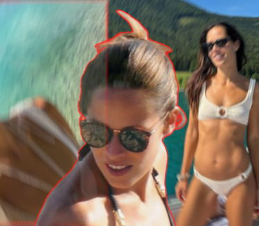 KAKVA ŽENA! Vreli kadrovi - Ana se skunula u bikini (FOTO)