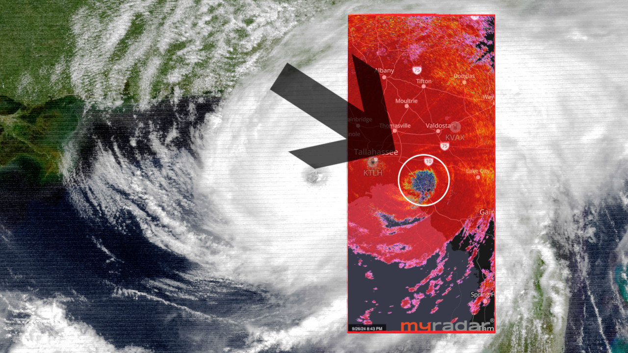 Radar snimio čudnu plavu mrlju usred uragana koji pustoši SAD