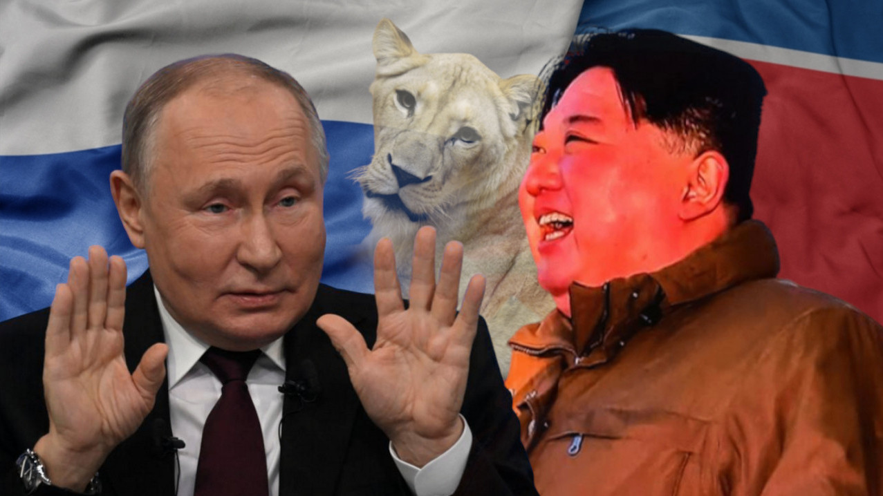 EGZOTIČNI POKLON KIMU: Putin lideru S.Koreje poklonio lavicu