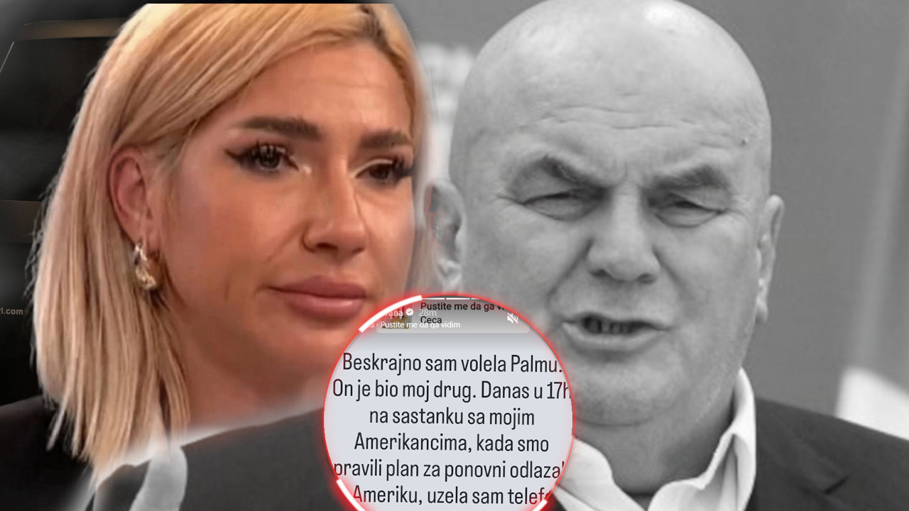 "Ostavio si me samu": Jovana Jeremić se oprostila od Palme