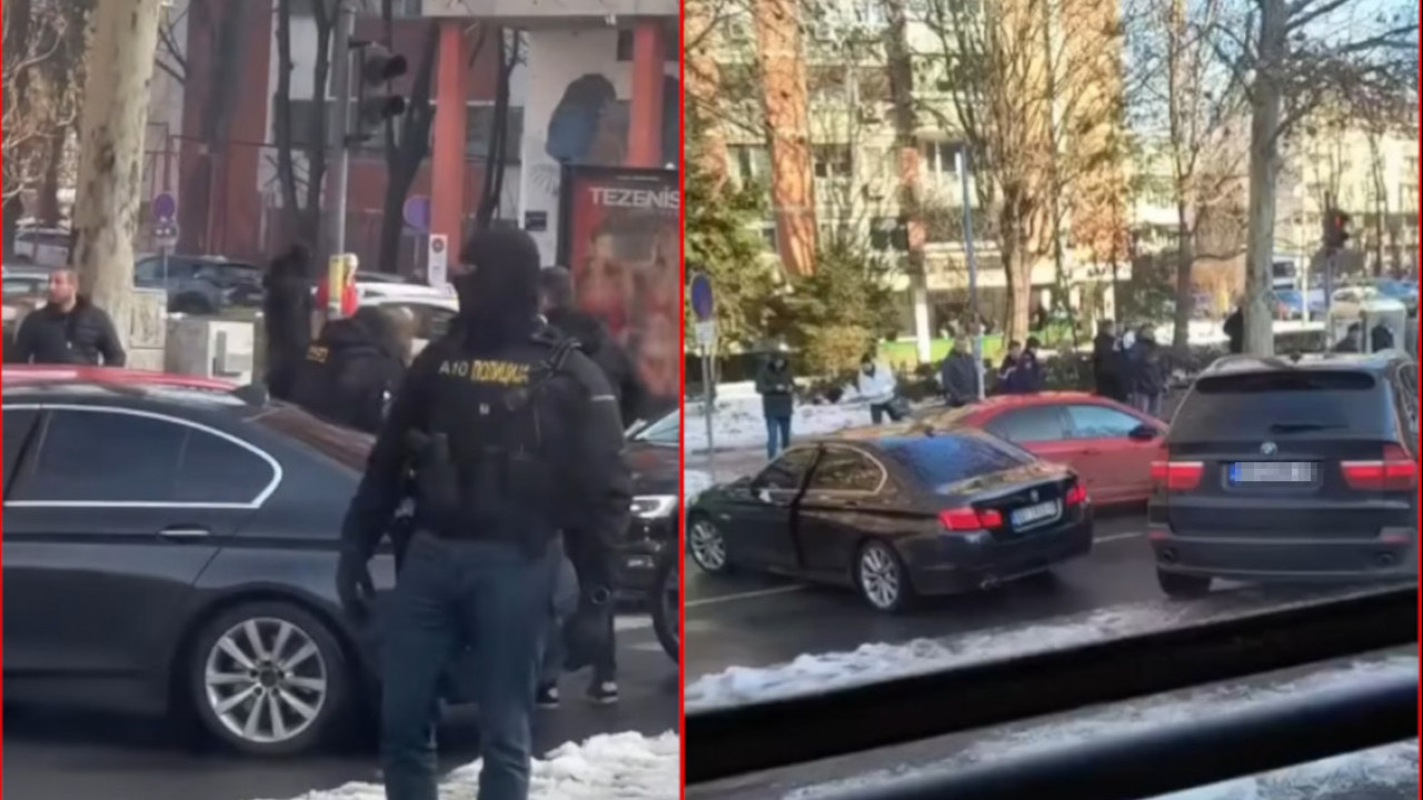 ВИДЕО Пуцњава у Булевару, полиција опколила црвени аутомобил
