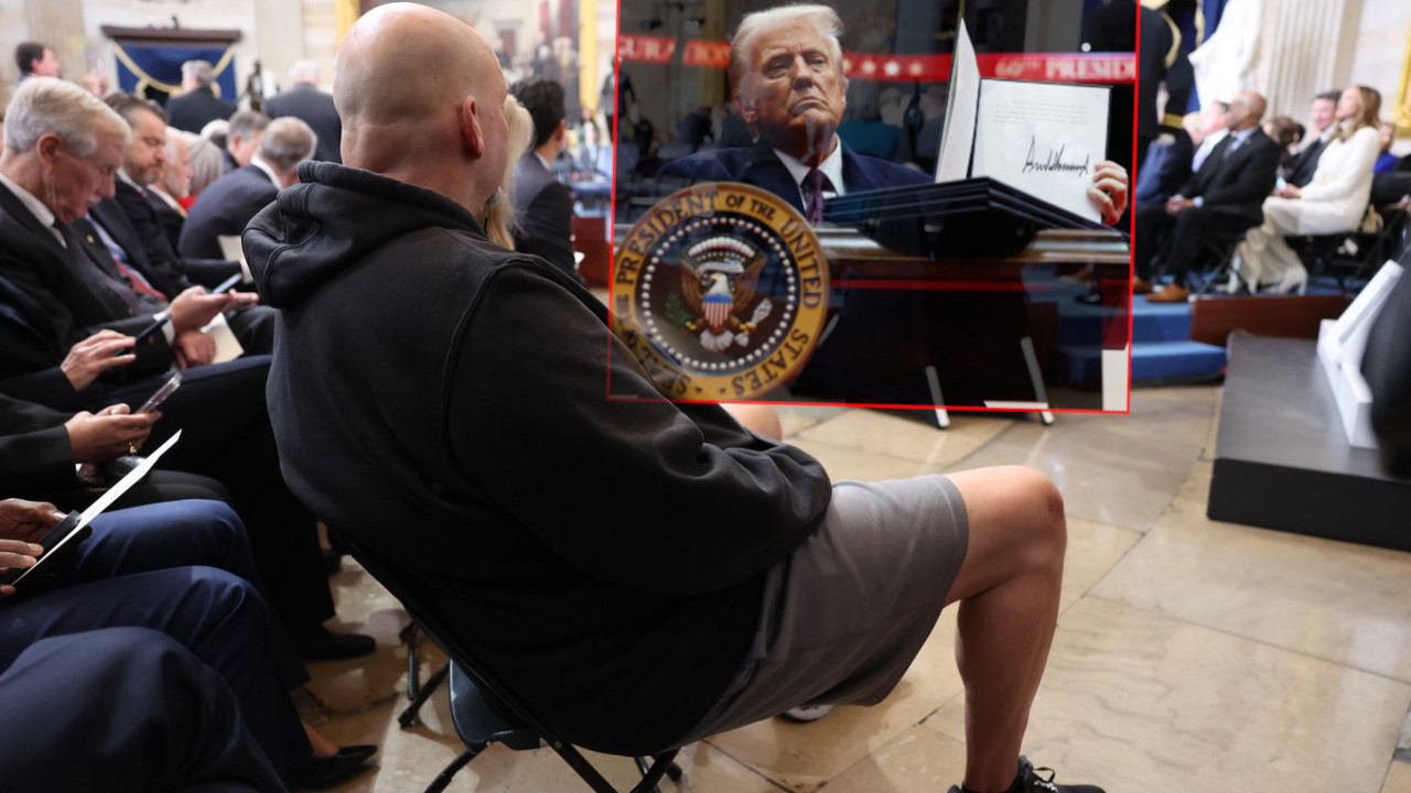 Svečana inauguracija - on u duksu, šortsu i patikama