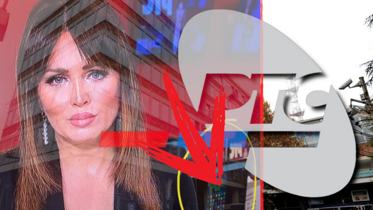 LJUDI U NEVERICI: Svi gledaju u ekran iza voditeljke RTS-a