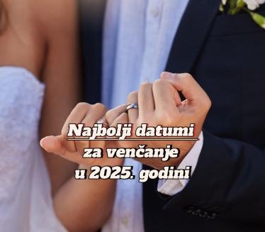 DONOSE LJUBAV I SREĆU: Najbolji datumi za venčanje u 2025.