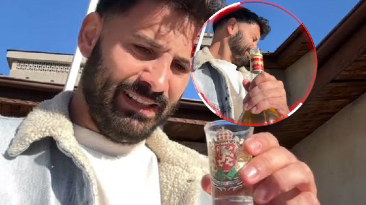 "NISI TI ZA OVO, BRATE" Probao rakiju, Balkanci mu se smeju