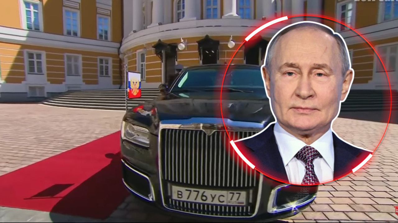 BLINDIRANA ZVER NA 4 TOČKA: Ovo je Putinov auto (FOTO/VIDEO)