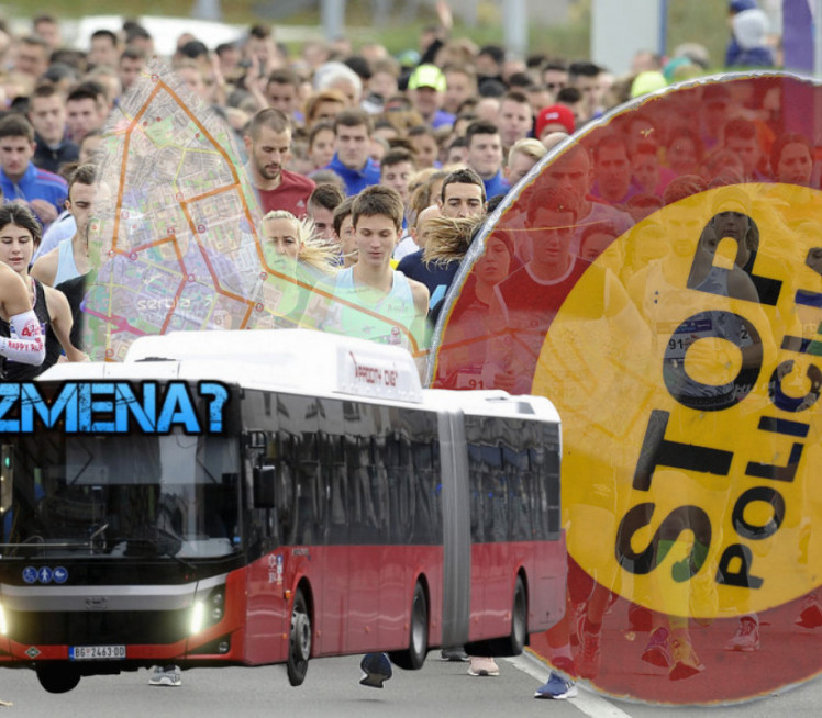 IZMENE ZBOG MARATONA: Evo kako će prevoz funkcionisati
