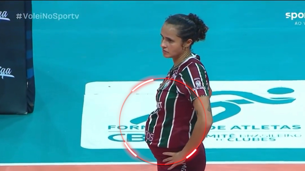 NESVAKIDAŠNJA SITUACIJA: Odbojkašica na terenu u petom mesecu