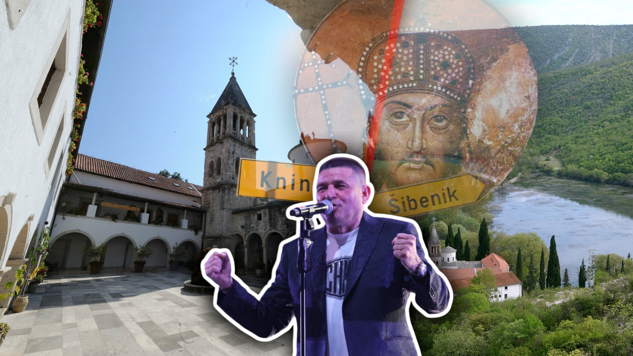 IZMEĐU KNINA I ŠIBENIKA Baja je "Božić je" pisao u manastiru