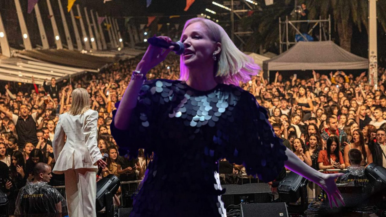 Jelena Rozga SVA U BELOM zablistala u rodnom Splitu