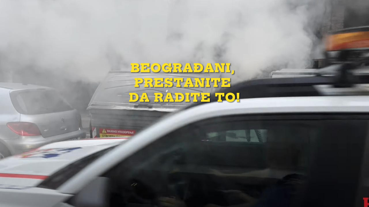 Koliko puta treba da se kaže?Beograđani,NE RADITE TO (VIDEO)