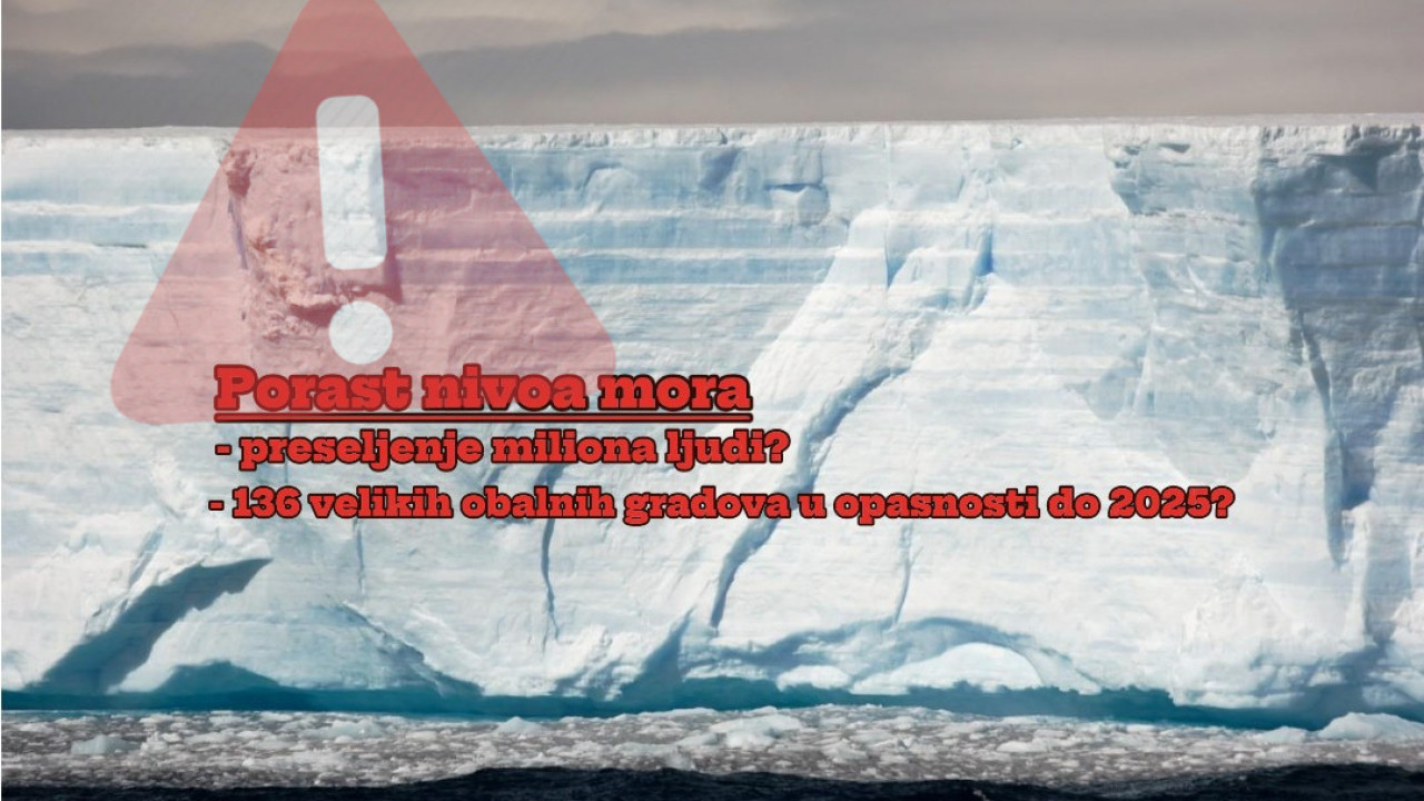 ИСЕЉАВАЊЕ МИЛИОНА ЉУДИ: Научници о порасту нивоа мора