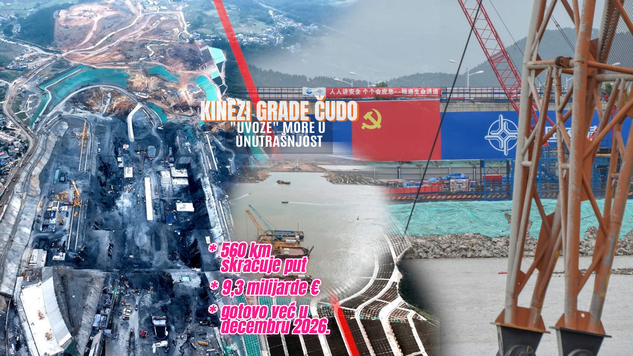 КИНЕЗИ ПРАВЕ ЧУДО: "Увозе" море у срце државе!Краће за 560км