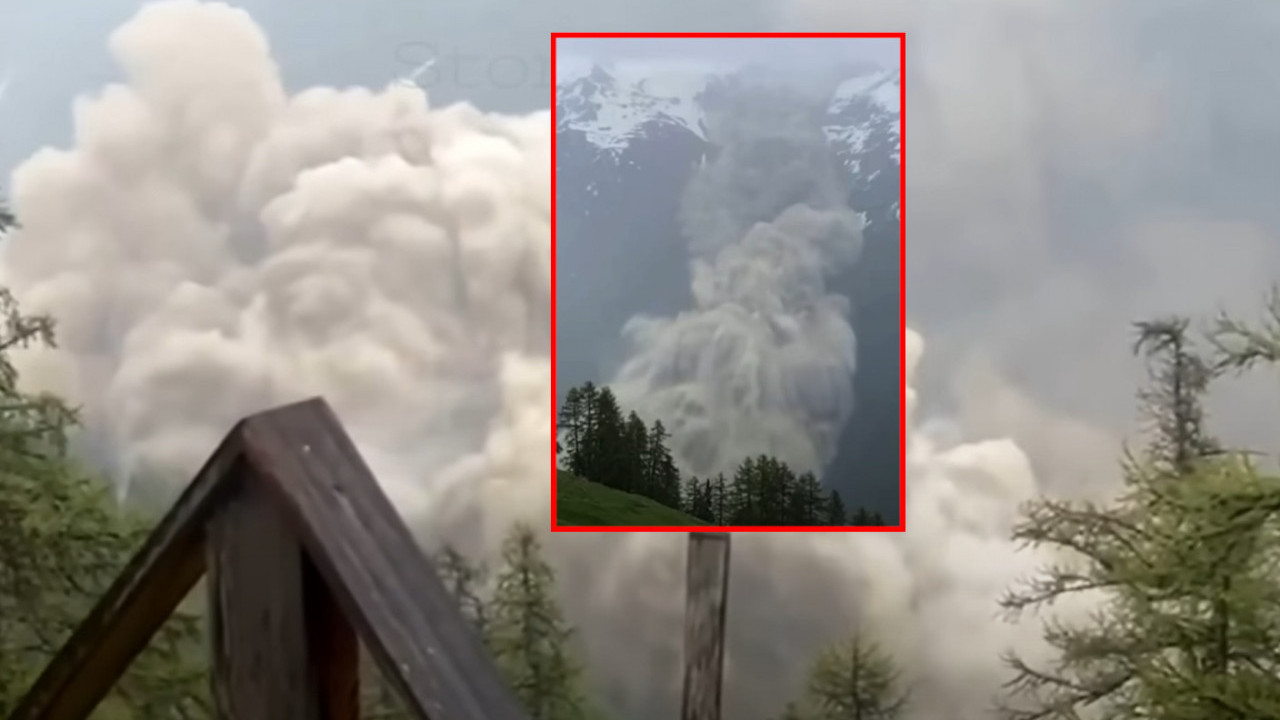 GLEČER ZATRPAO SELO: Zastrašujući snimak iz Švajcarske