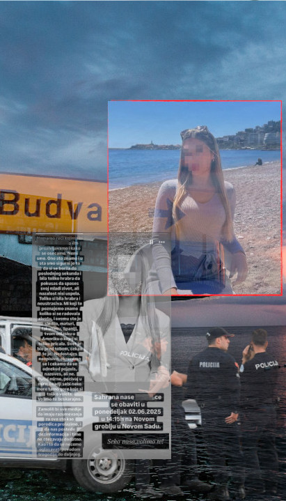 ОБДУКЦИЈА НОВОСАЂАНКЕ ПОГИНУЛЕ У ЦГ: Узрок смрти - утапање