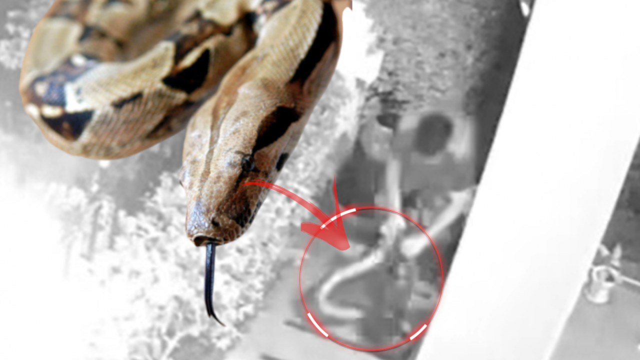 Piton ščepao mačku - vlasnik je spasio GOLIM RUKAMA