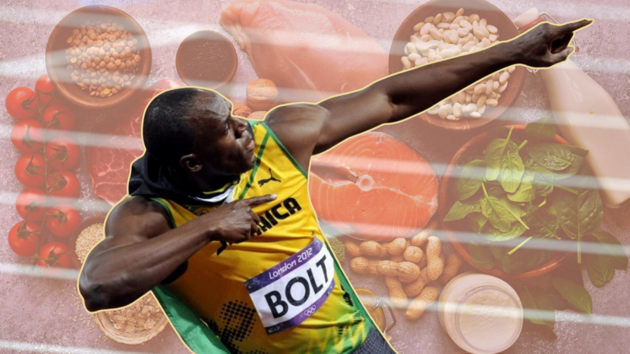 JEDE KAO PETOČLANA PORODICA: Ovo je jelovnik Juseina Bolta