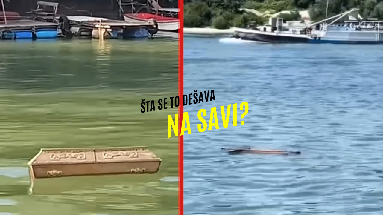 "BOŽE, MOLIM TI SE" Prvo sanduk, a sad i krst pluta Savom