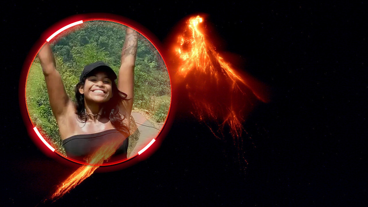 PALA SA LITICE U KRATER: Planinarka zarobljena u vulkanu FOTO