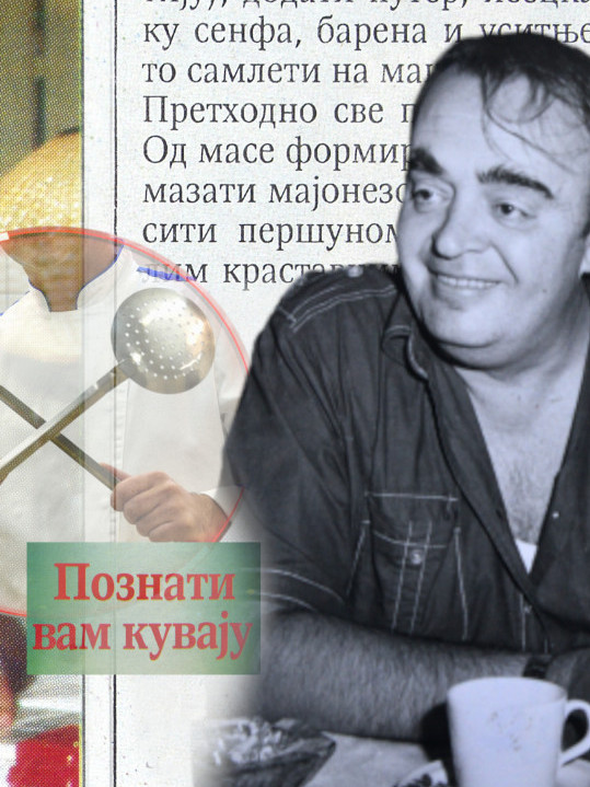 TAŠKO NAČIĆ KUVA: Omiljeni recept glumačke legende