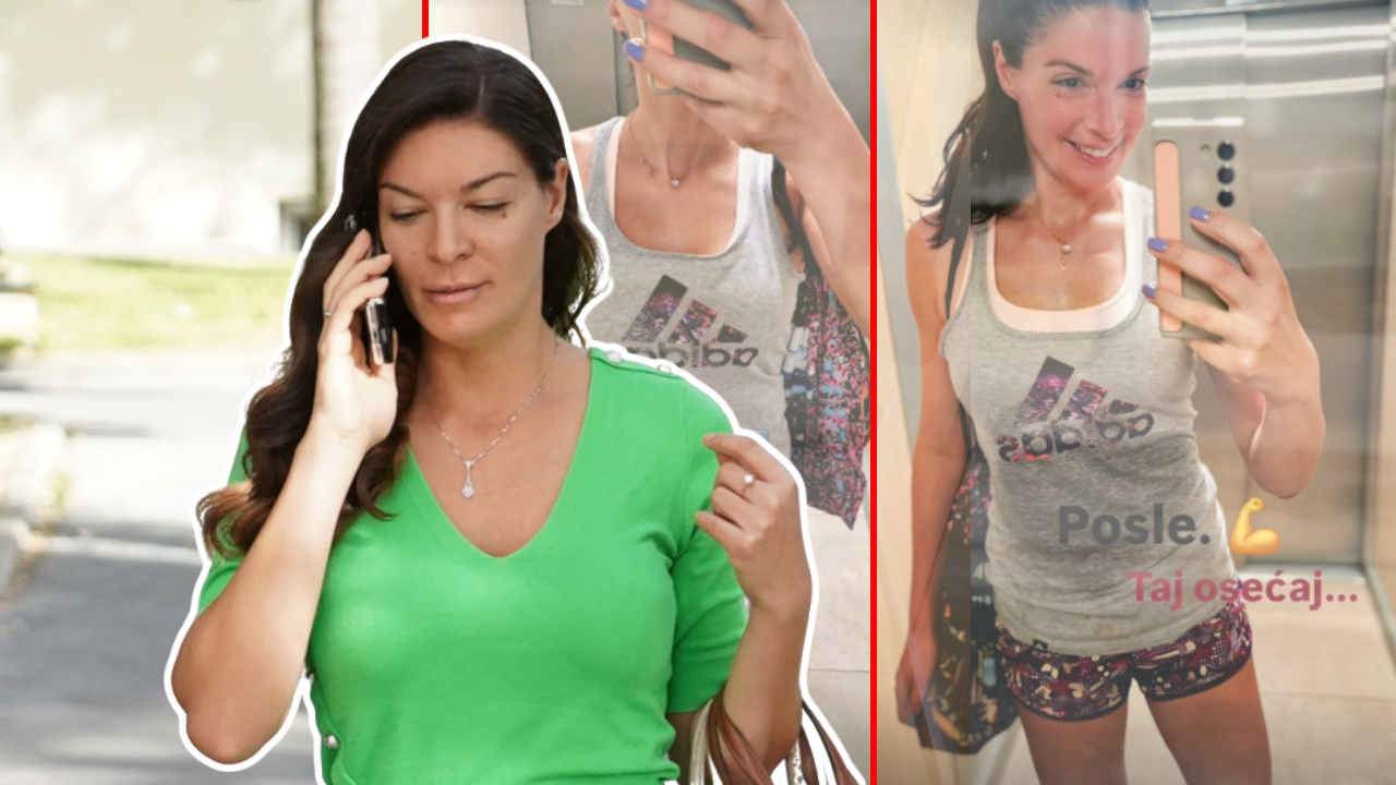 МОКРА И ЗАДИХАНА: Сања у изазовном издању, после тренинга