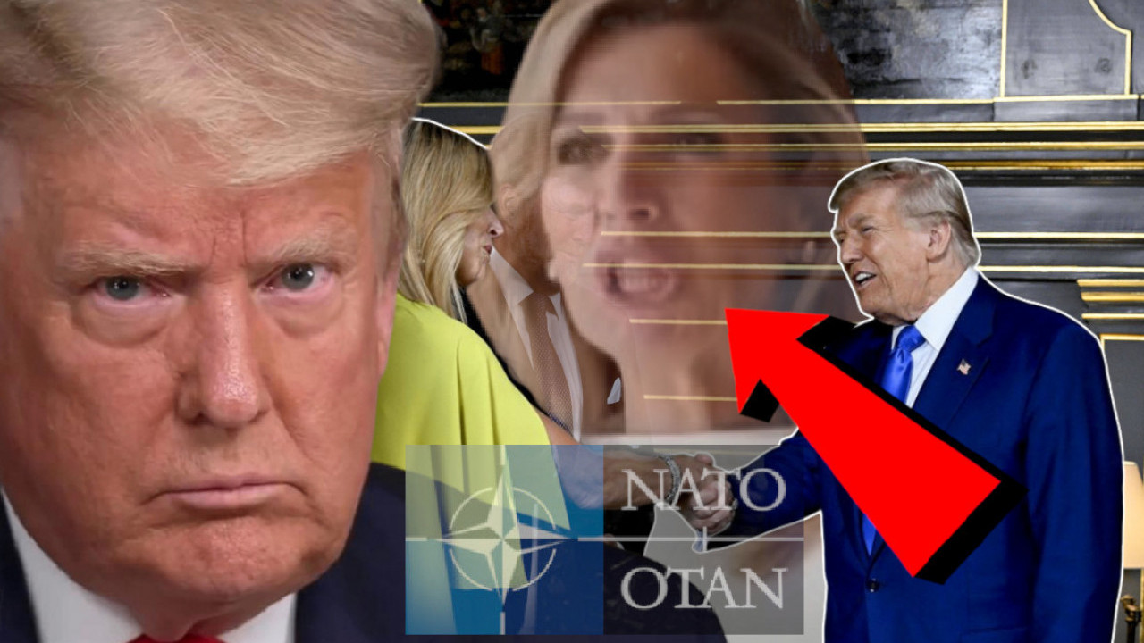 Holandska kraljica usnimljena na samitu kako se RUGA Trampu