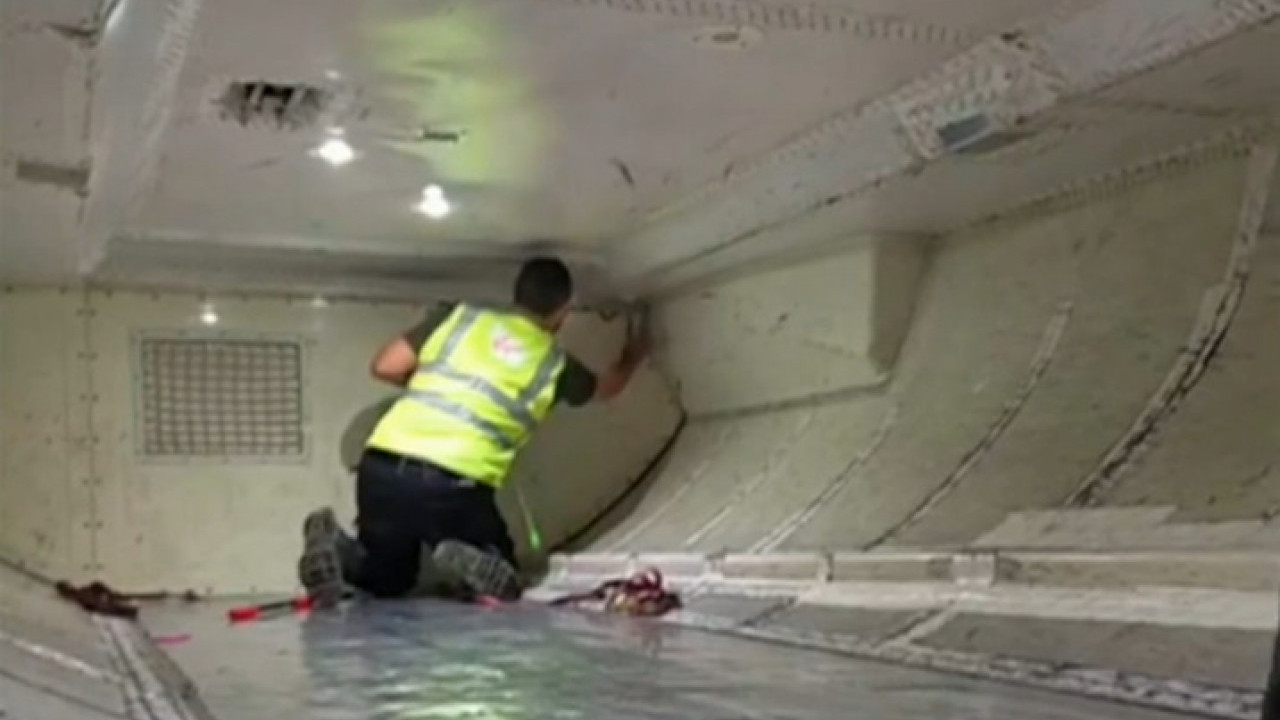 "ZAMALO DA RASTAVIM CEO AVION"Zmija uzrok drame na aerodromu