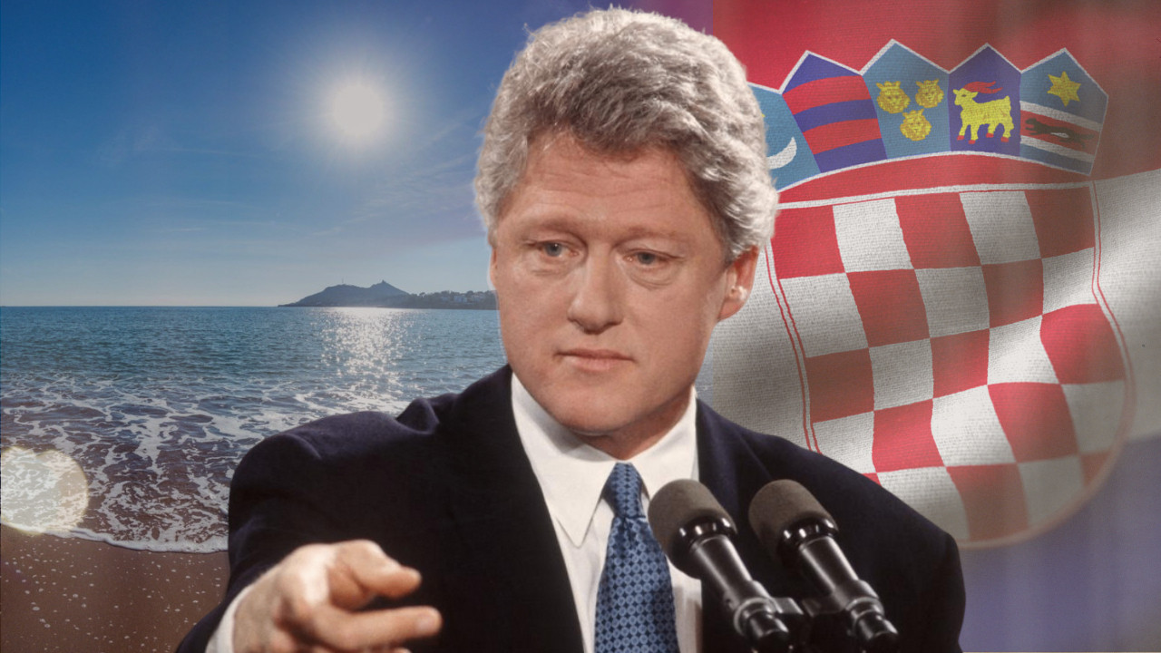 КЛИНТОН ОДМАРА НА ЈАДРАНУ: Шета острвом у пратњи обезбеђења