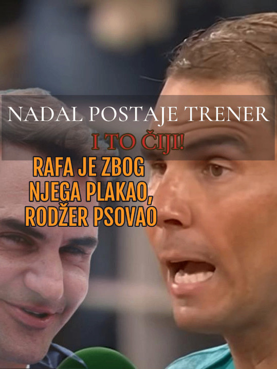 PLAKAO Kako je Rafa pričao o zvezdi tenisa koju će trenirati