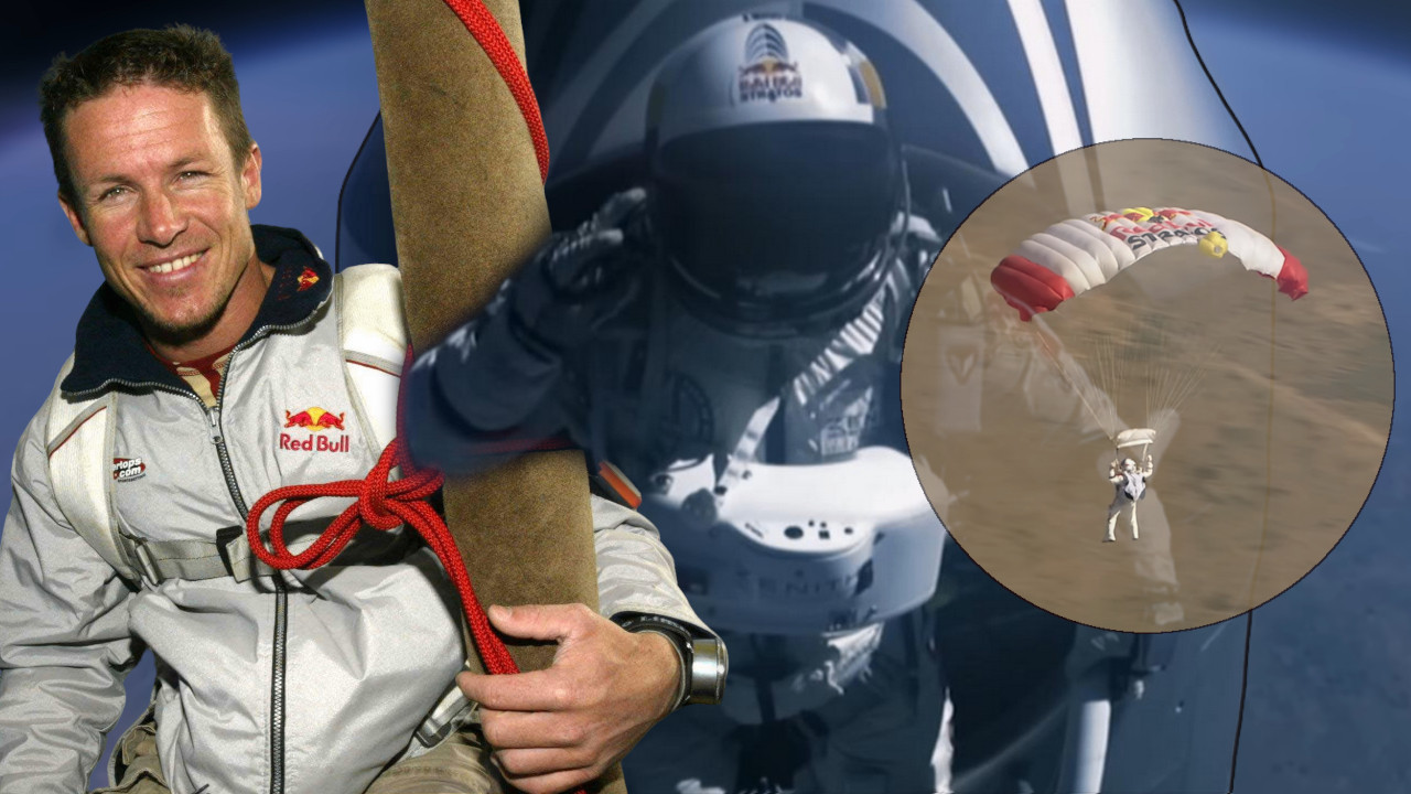 DAN KAD JE UČINJENO NEMOGUĆE Skok iz svemira,slobodan pad36km