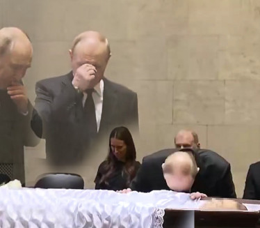 ПУТИН КАКВОГ СВЕТ НЕ ЗНА: Сузе у оку на Ирининој сахрани