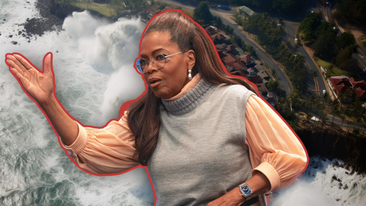 СРАМОТА: Људи беже од цунамија, Опра НЕ ДА преко свог имања