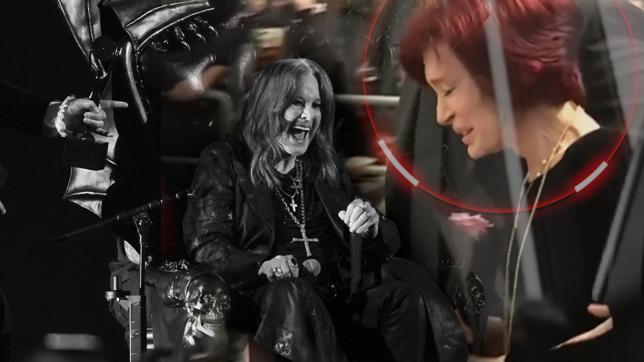 ШЕРОН СКРХАНА ОД БОЛА: Најпотреснији снимак са сахране Озија