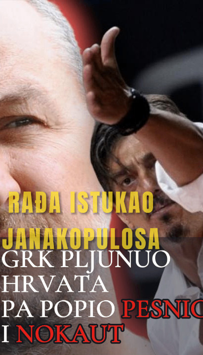 РАЂА ПРЕБИО ЈАНАКОПУЛОСА: Грк пљунуо, попио песницу и нокаут