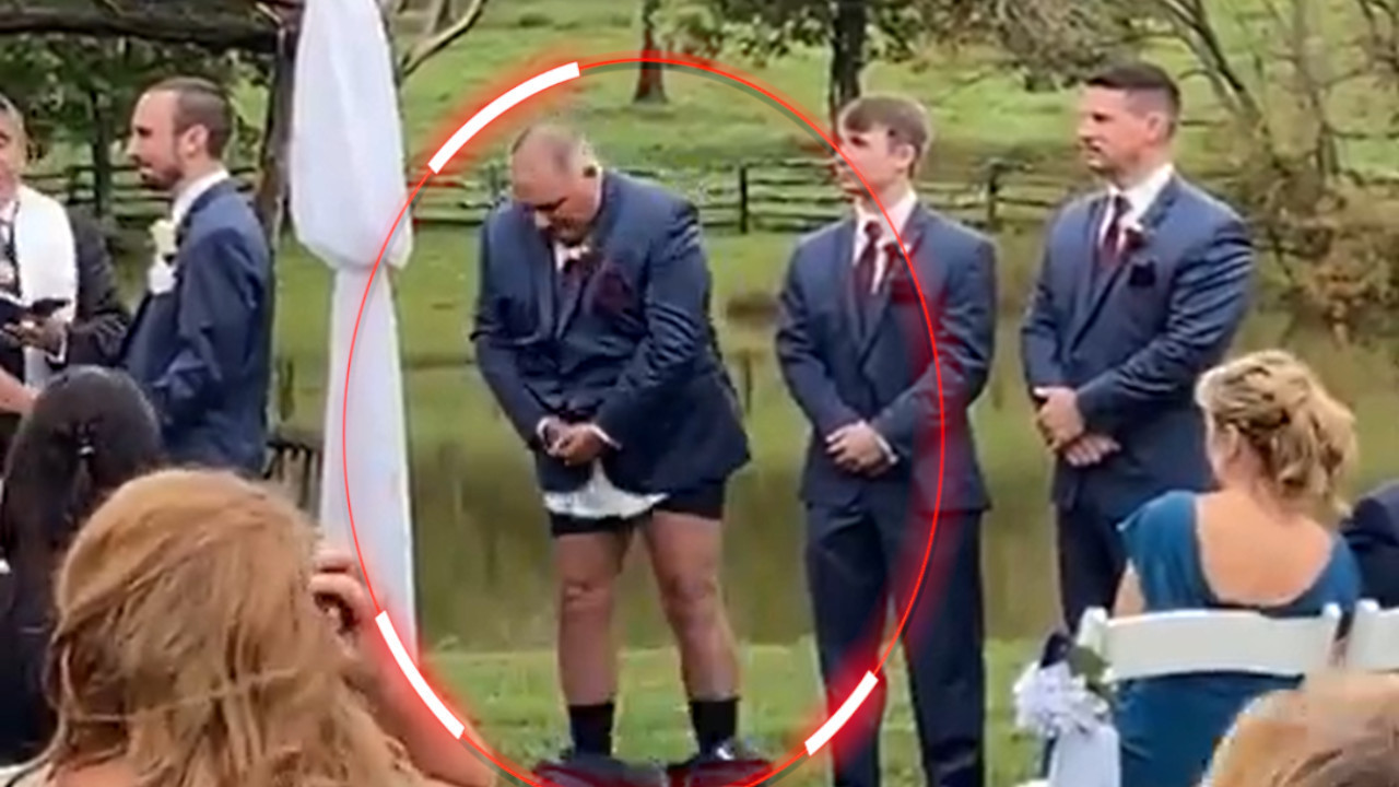 URNEBES: Usred venčanja KUMU SPALE PANTALONE - a tek reakcija