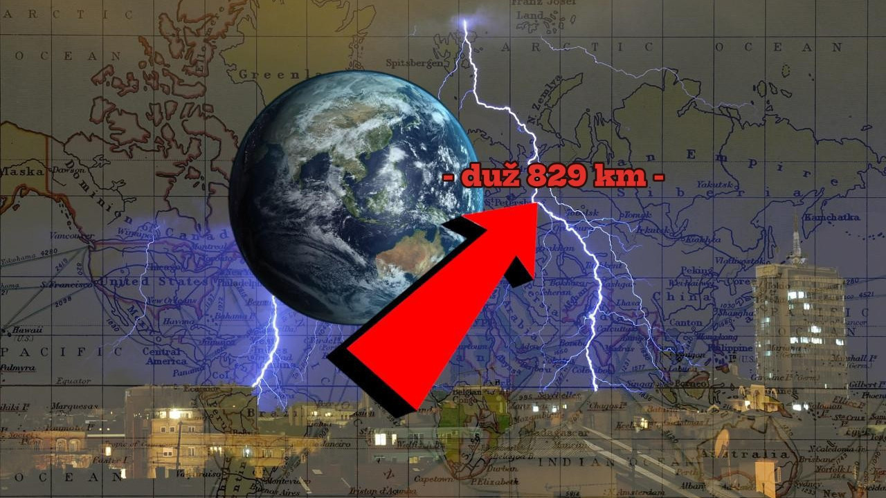 NAJDUŽI BLJESAK MUNJE IKAD: 829km -naučnici brinu za sigurnost