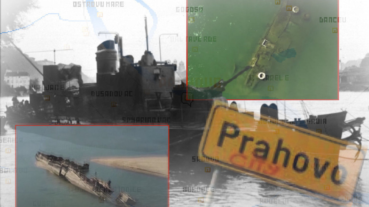 "DUNAVSKI VILENJAK" Kako su `44 potopljeni brodovi kod Prahova