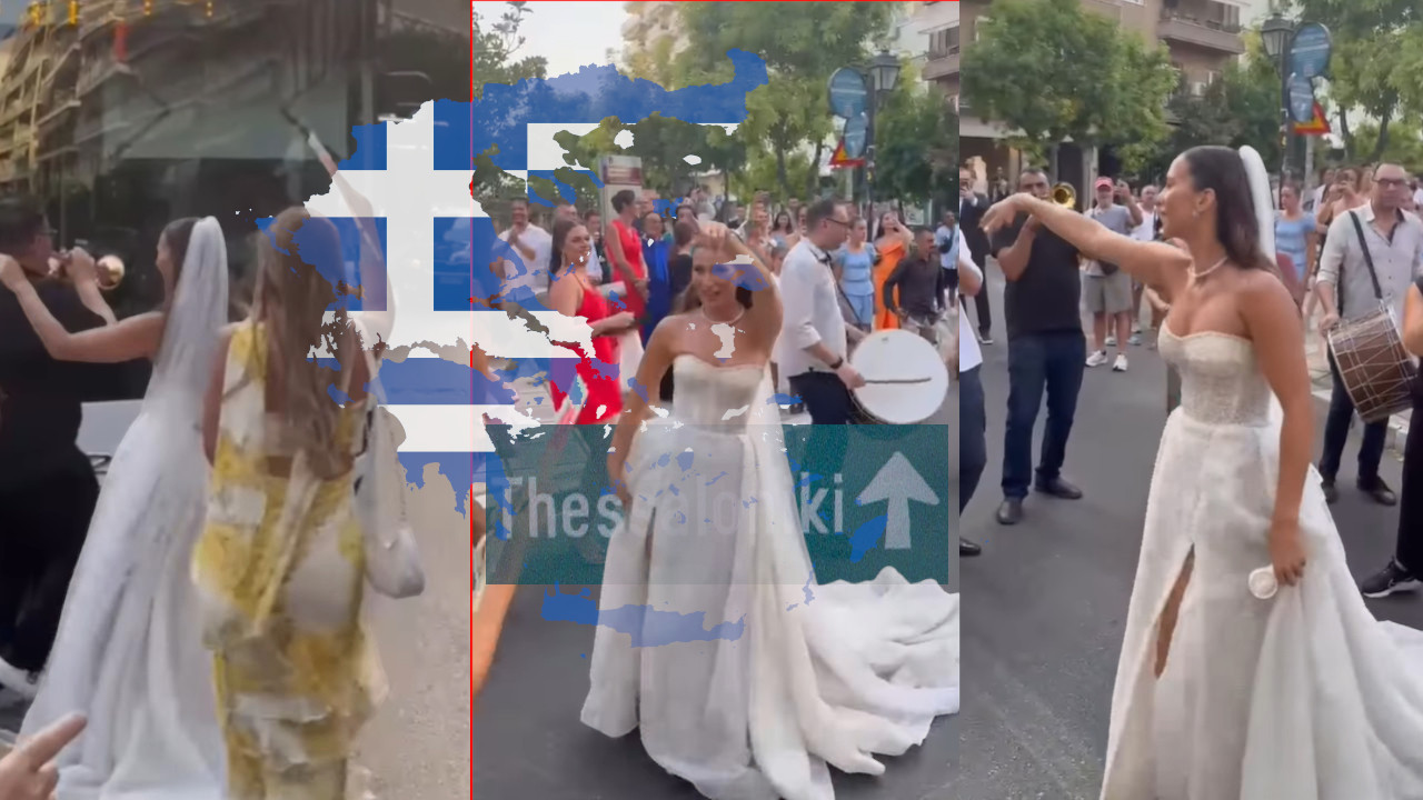 GRMI ĐURĐEVDAN USRED SOLUNA Srpska mlada blokirala saobraćaj