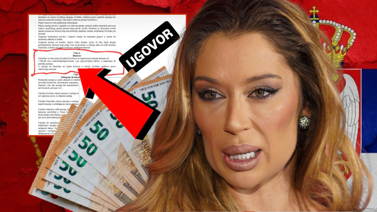 NISI ČITALA UGOVOR Otkazala nastup u CG,pare tražila unapred